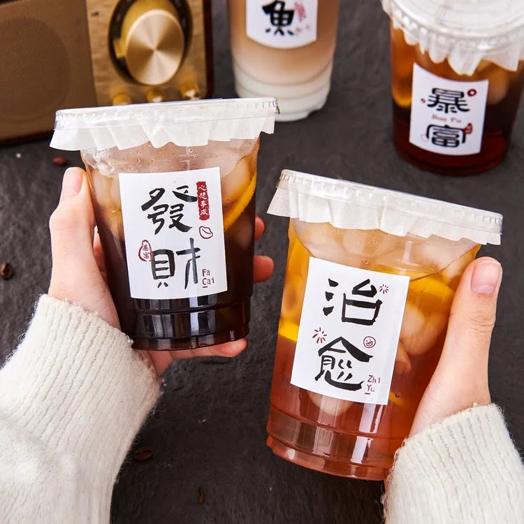 PP/PET CUP – Clear Plastic Cups – Customized Size – 90 mm Rim - image 1