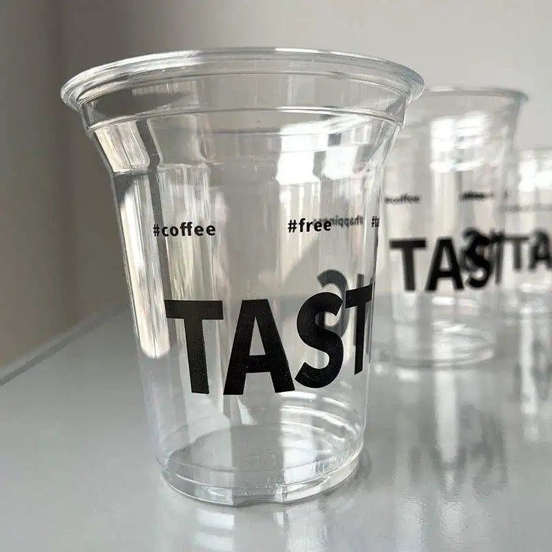 JIMI-JM-018 – Clear Plastic Cups – Customized Size – 90 mm Rim - image 1