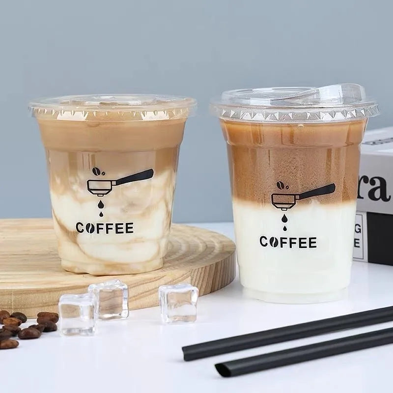 PPI-01 – Clear Plastic Cups – 12oz/14oz/16oz/18oz/20oz/24oz/32oz – 90 mm Rim - image 1