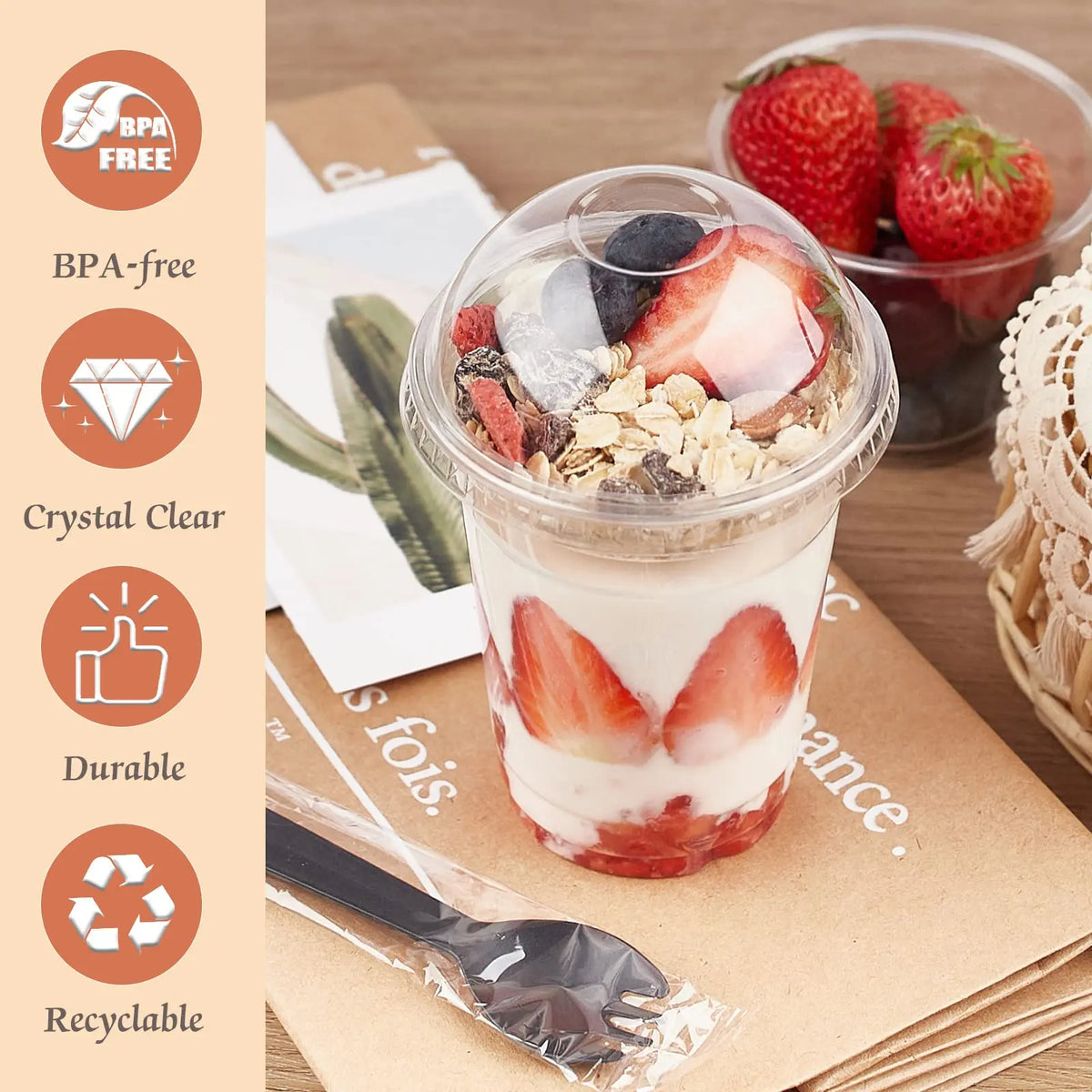 PET-0816/PP-0816 – Clear Plastic Cups – 12oz/14oz/16oz/20oz/24oz/32oz - image 4