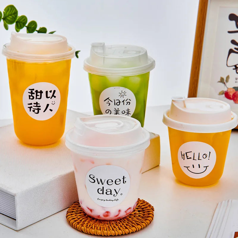 PET-01 – Hard Boba Cups – 12oz/16oz/24oz – 90 mm Rim - image 1