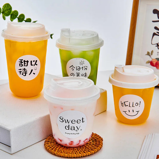 PET-01 – Hard Boba Cups – 12oz/16oz/24oz – 90 mm Rim - image 1