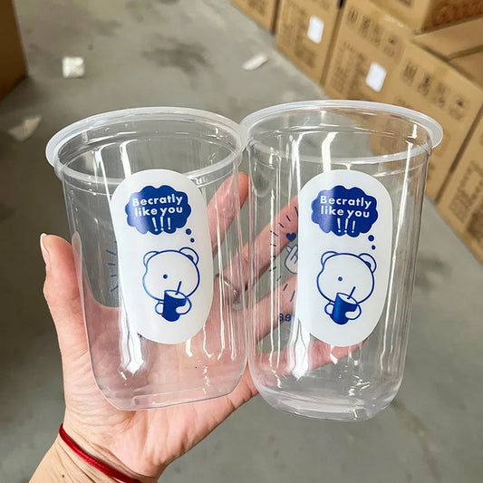 JM-P002 – Hard Boba Cups – 12oz/16oz/20oz/24oz – 90 mm Rim - image 1