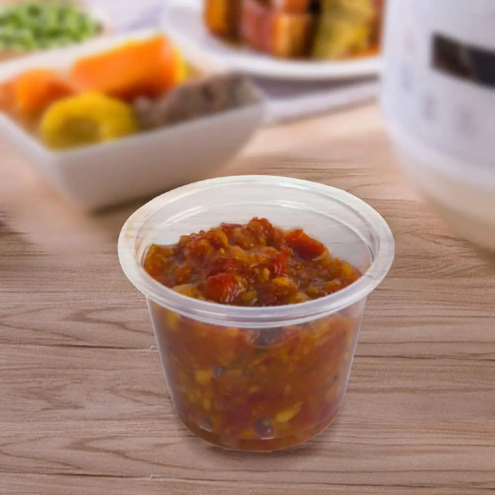 JM-P002 – Clear Plastic Cups – 1oz/1.5oz/2.5oz/3oz/3.5oz - image 3