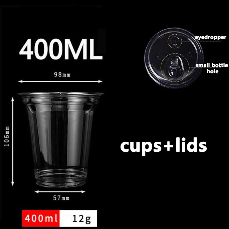 PP-0831/PET-0831 – Clear Plastic Cups – 400ML/Custom - image 4