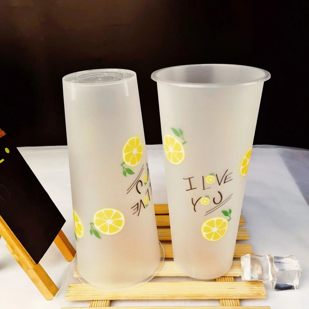 PP-90MM INJECTION PLASTIC CUP – Hard Boba Cups – Customized Size – 90 mm Rim - image 3