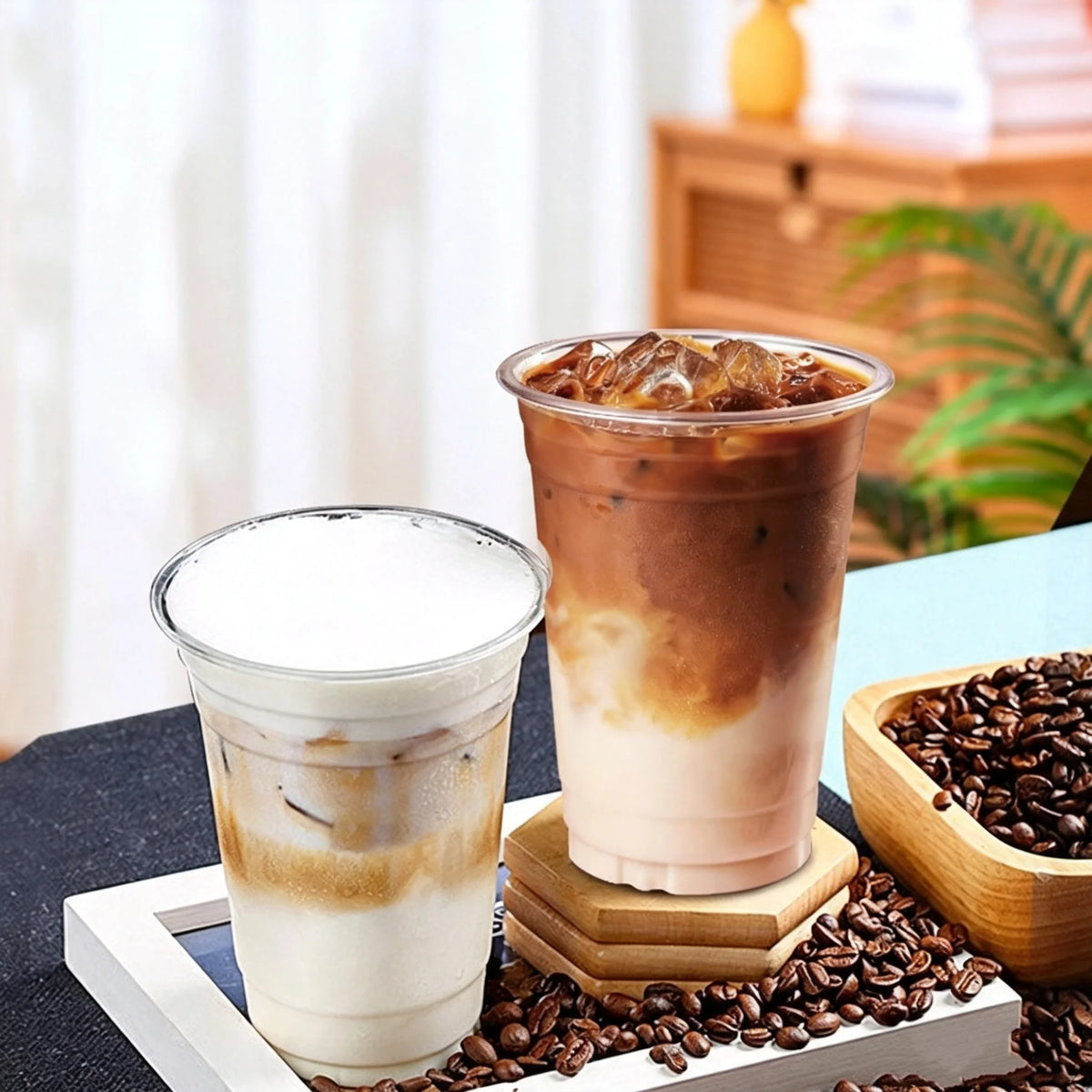 PP/PET CUP – Hard Boba Cups – Customized Size – 90 mm Rim - image 2
