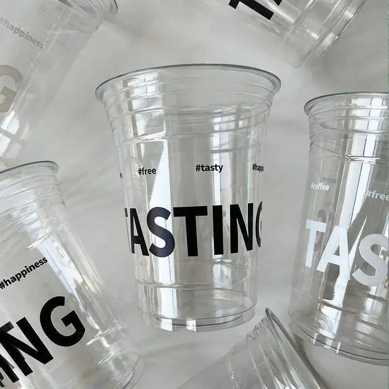 JIMI-JM-018 – Clear Plastic Cups – Customized Size – 90 mm Rim - image 2