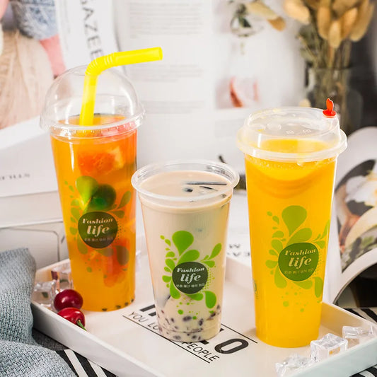 PET-01/PP-01 – Hard Boba Cups – 12oz/14oz/16oz/20oz/24oz/32oz - image 1
