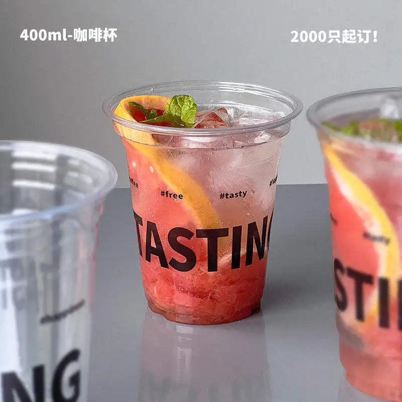 JIMI-JM-018 – Clear Plastic Cups – Customized Size – 90 mm Rim - image 4